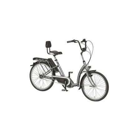 PFIFF 24 in. Wheel C2 Electric Assist Bicycle, Silver PF0200001